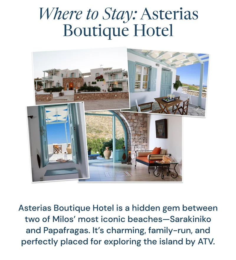 Where to Stay: Asterias Boutique Hotel