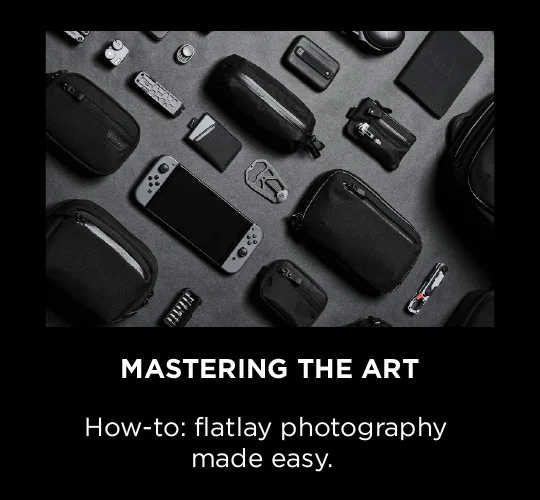 flatlay photography