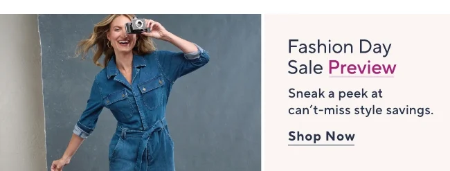 fashion day sale preview