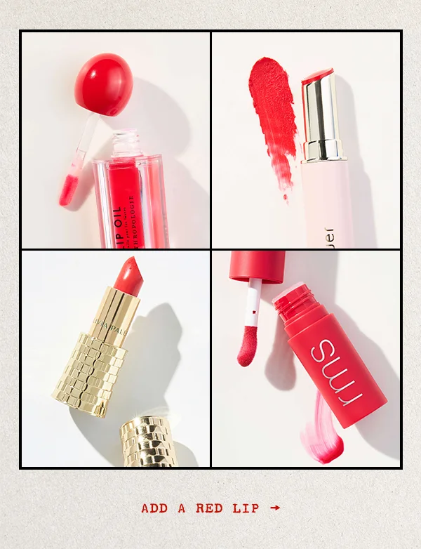 Add a red lip