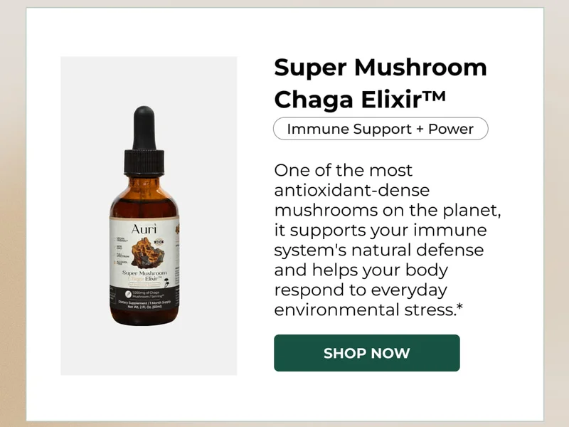 Super Mushroom Chaga Elixir