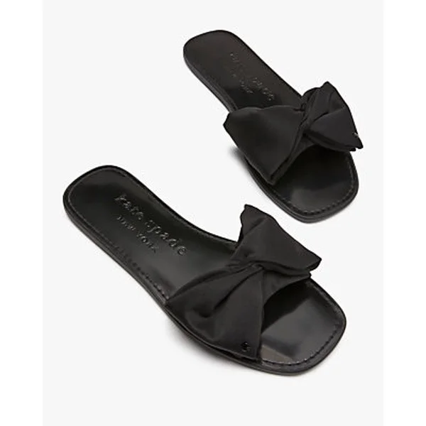 Bikini Bow Slide Sandals