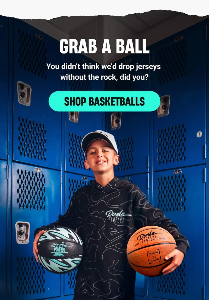GRAB A BALL | You didn’t think we’d drop jerseys  without the rock, did you?  - SHOP BASKETBALLS