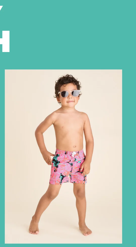 Toddler Classic Swim Trunk: The Bio-Luminiscents
