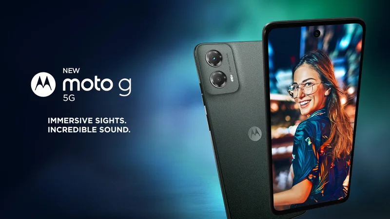 NEW MOTO G 5G: Immersive sights. Incredible sound.