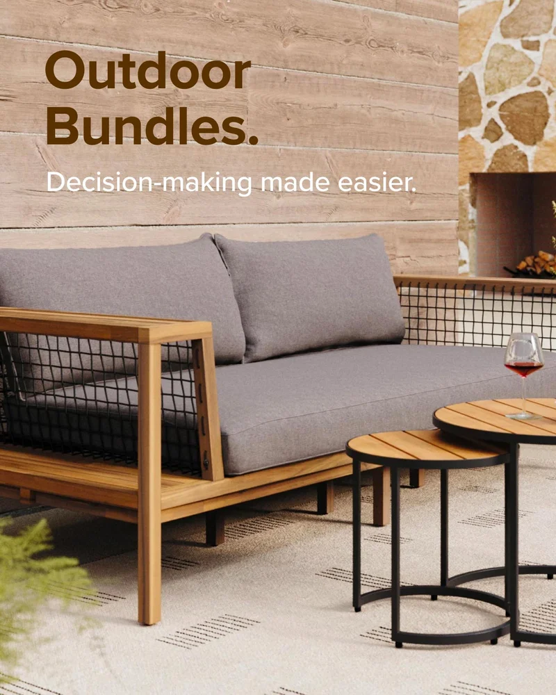 Outdoor bundles. Decision making made easier. Shop now.
