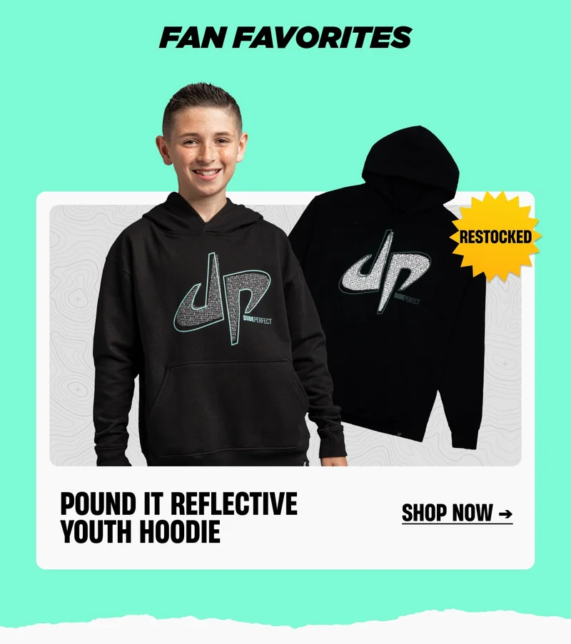 Pound It Reflective Youth Hoodie