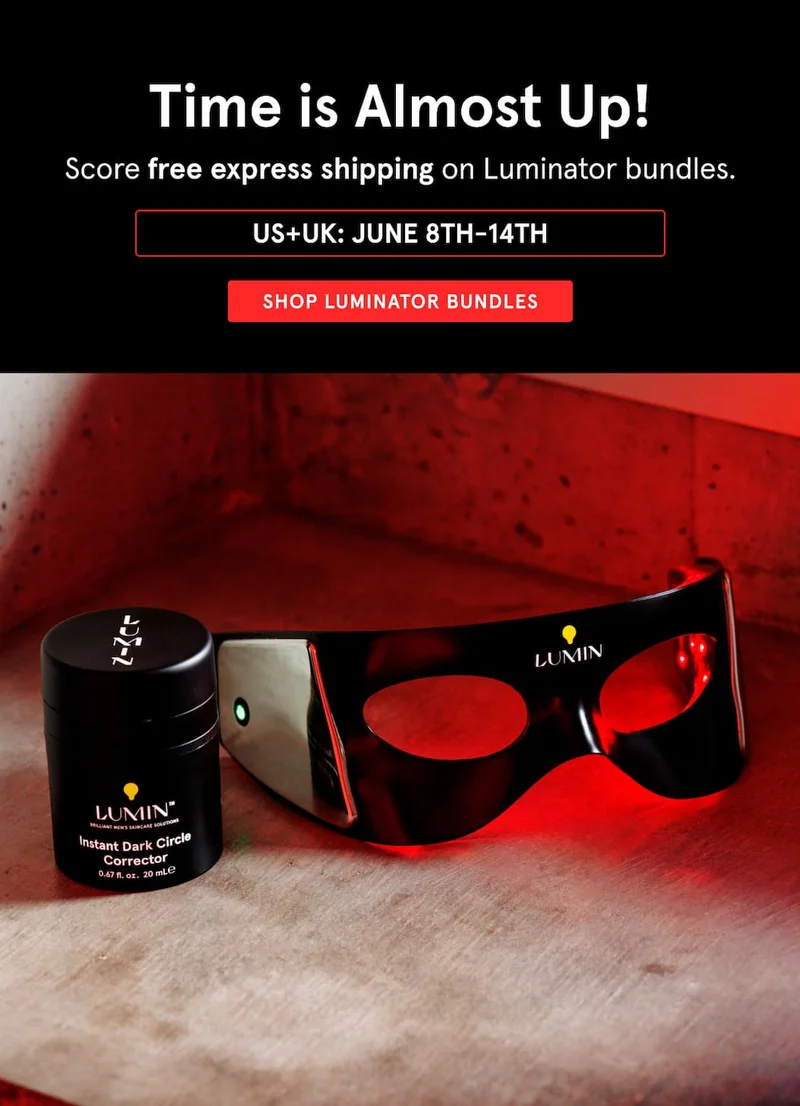 Time is Almost Up! Score free express shipping on Luminator bundles.