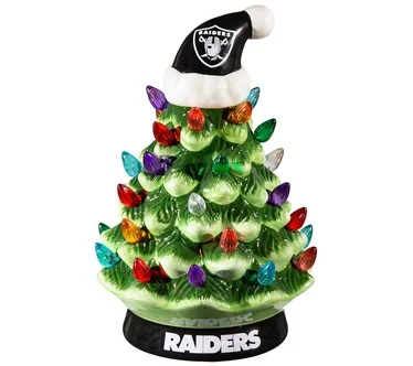 NFL Officially Licensed 8" LED CeramicChristmas Tree