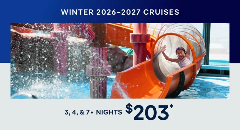 Winter 2026-2027 Cruises – 3, 4, & 7+ Nights – Click to View Cruises & Book Now