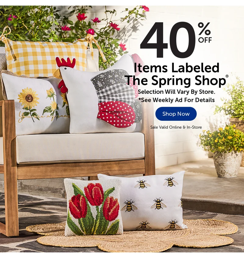 40% Off Items Labeled The Spring Shop®