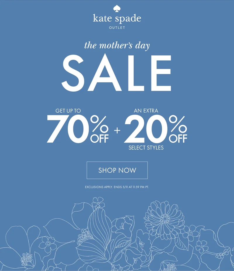 GET UP TO 70% OFF + AN EXTRA 20% OFF SELECT STYLES