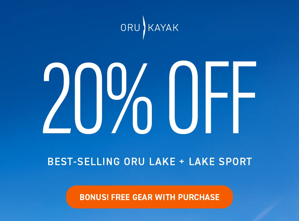 New Deal of the Week! 20% OFF All Lake Models + Free Gear Bundle with Purchase