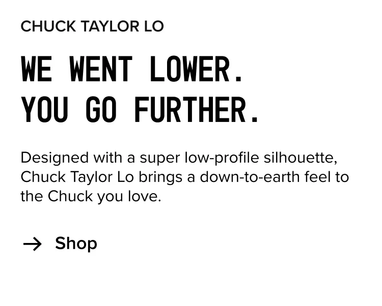 Shop Chuck Taylor Lo