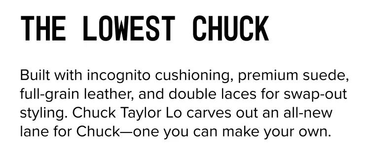 Shop Chuck Taylor Lo