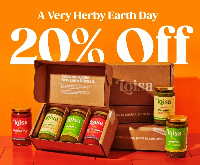 20% off Sofrito for Earth Day