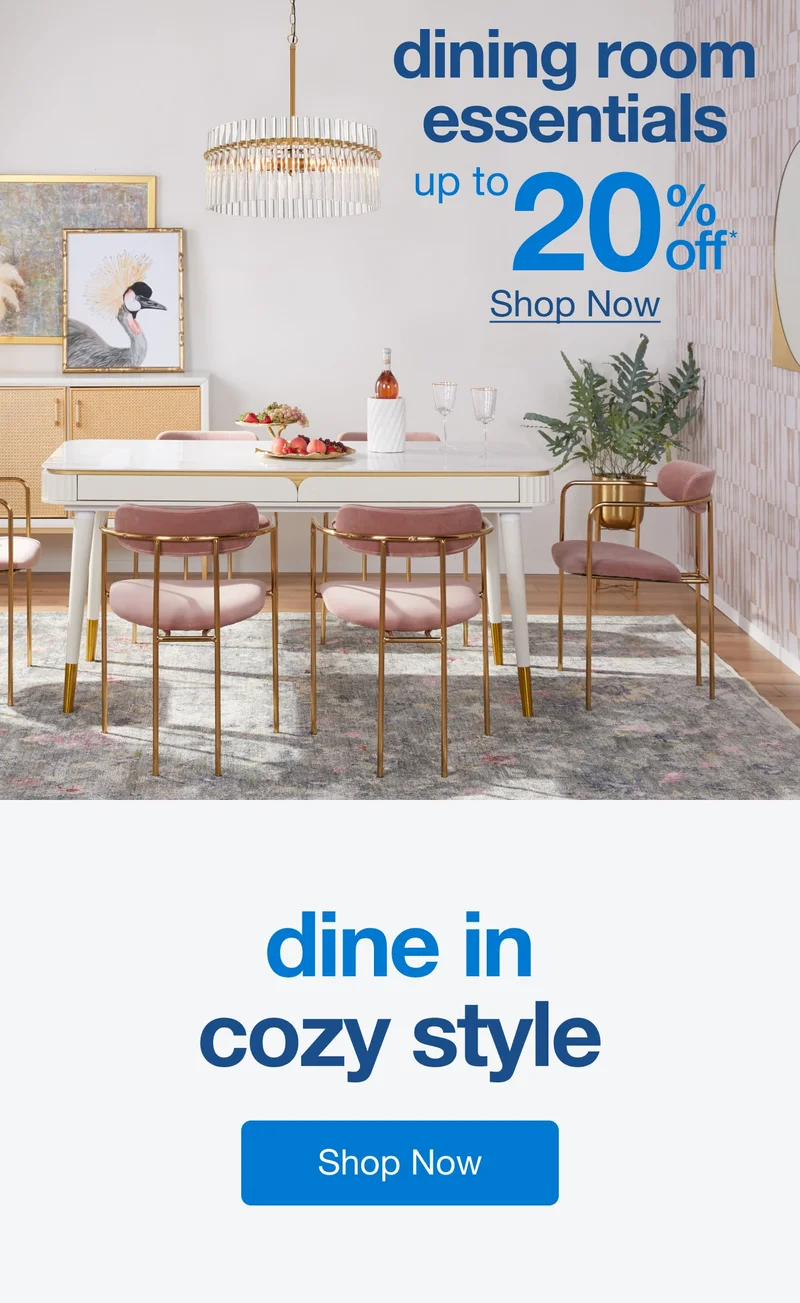 Dining Room Essentials Up to 20% Off — Shop Now!