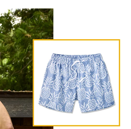 Classic Swim Trunk: The Thigh-Napples 5.5"