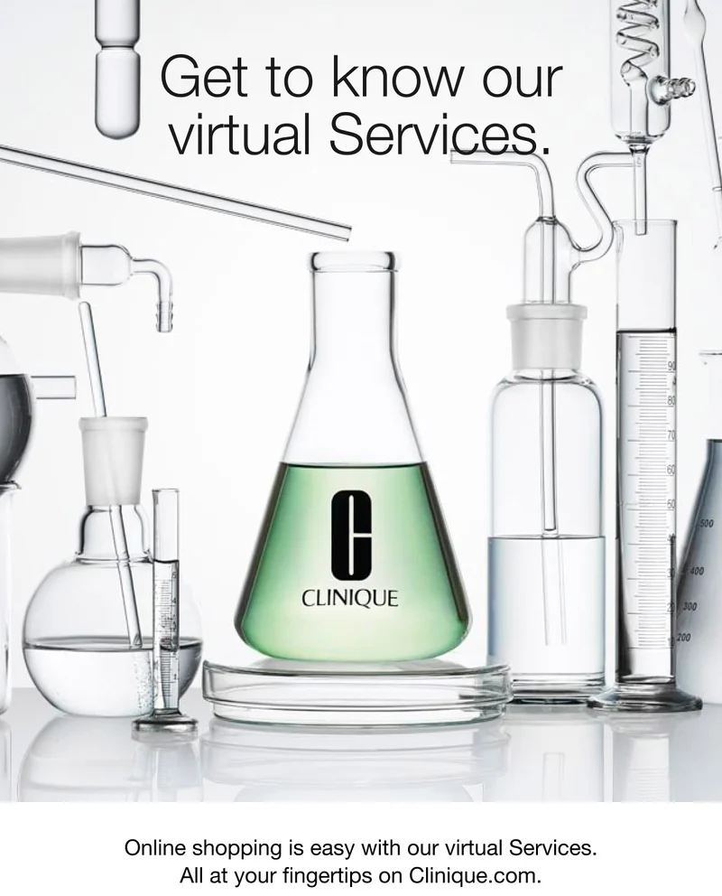 Get to know our virtual Services. | Online shopping is easy with our virtual Services. All at your fingertips on Clinique.com.