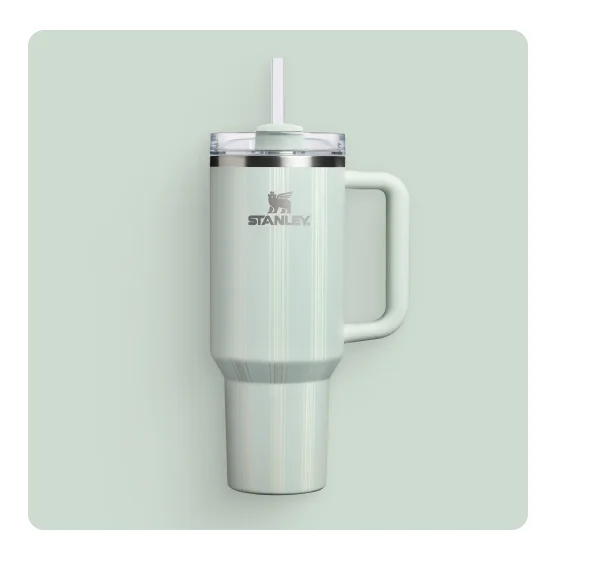 The Quencher H2.0 Flowstate™ Tumbler | Mist Picnic Stripe