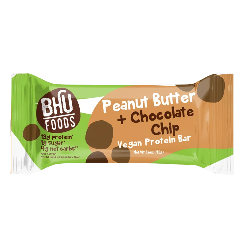 Image of Low Sugar, Vegan Protein Bar - Peanut Butter Chocolate Chip