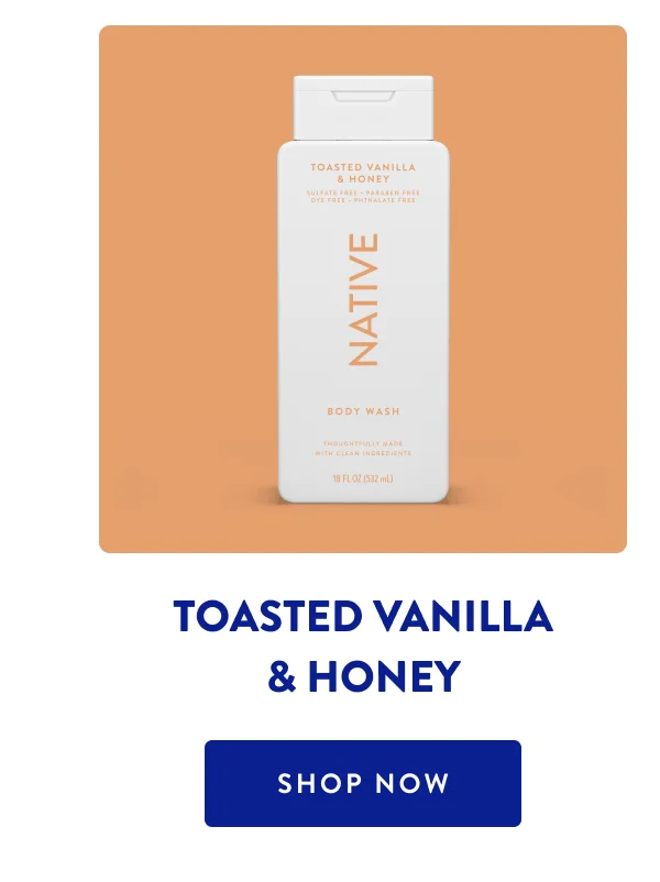 TOASTED VANILLA & HONEY | SHOP NOW