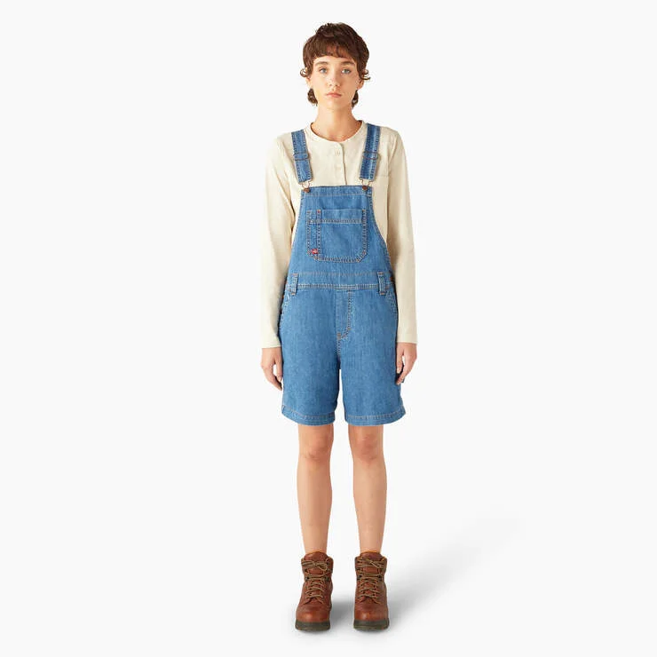 Women's Relaxed Fit Bib Shortalls