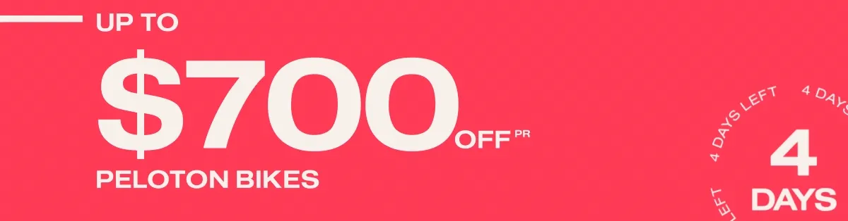 Up to $700 off Peloton Bikes
