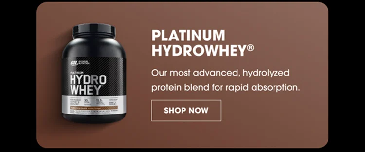 Platinum Hydrowhey® Our Most Advanced, Hydrolyzed Protein Blend For Rapid Absorption. Shop Now