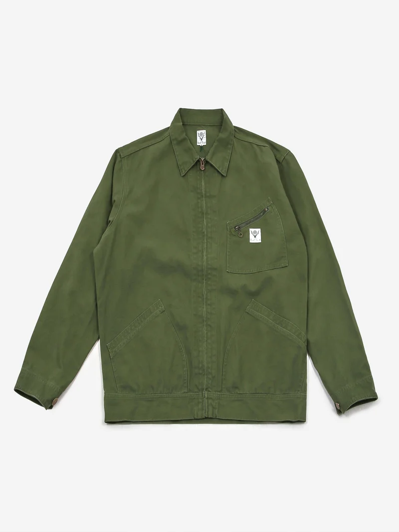 Image of South2 West8 Work Jacket - Moss Green