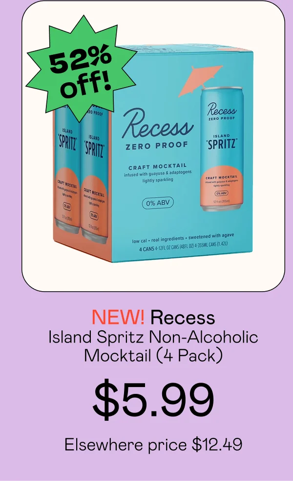 Island Spritz Non-Alcoholic Mocktail (4 Pack)