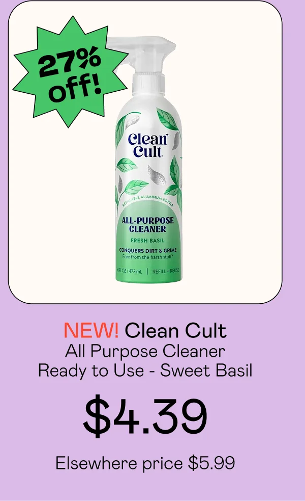 All Purpose Cleaner - Ready to Use - Sweet Basil