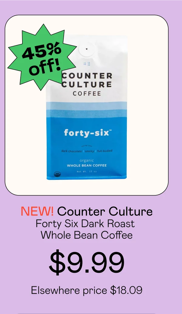 Forty Six Dark Roast Whole Bean Coffee