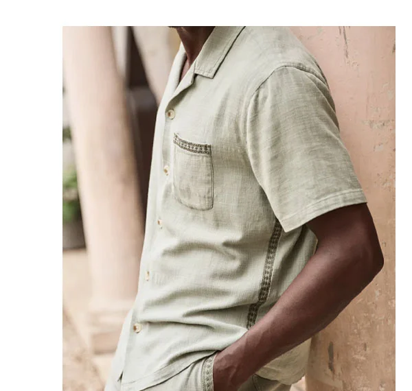 Embroidered Resort Shirt