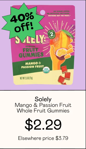Mango & Passion Fruit Whole Fruit Gummies