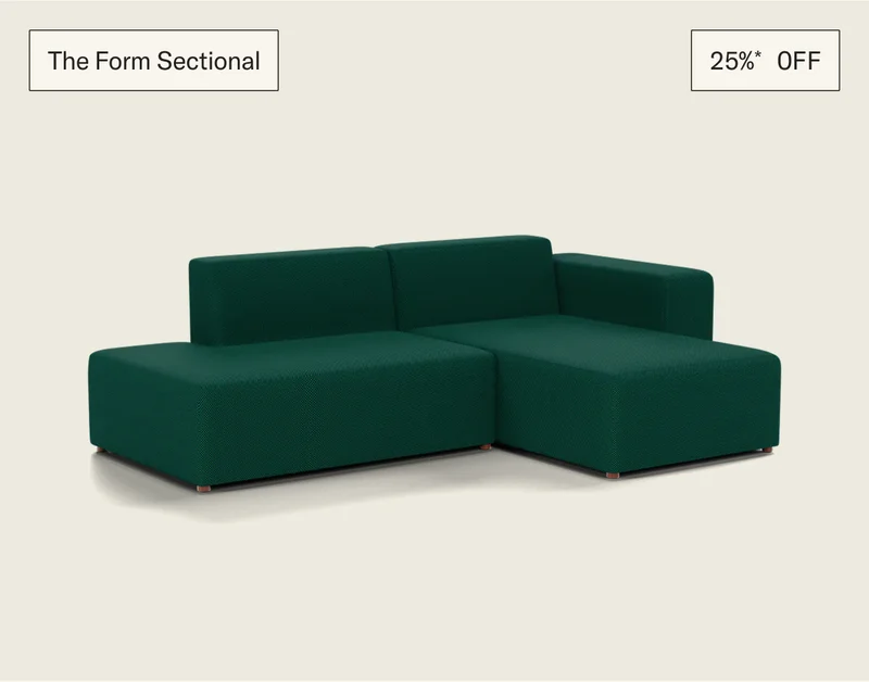 Save 25%* on The Form Sectional
