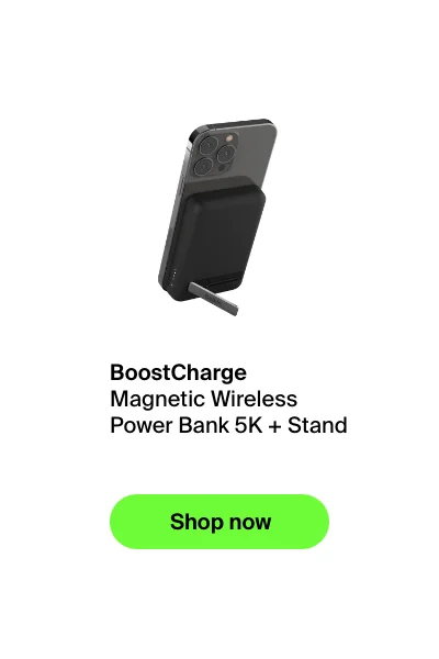 Shop this deal on the Magnetic Wireless Power Bank & Stand