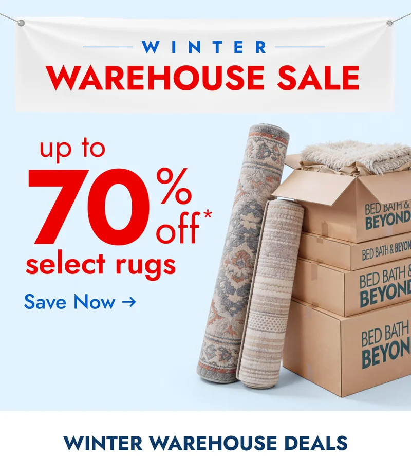 Up to 70% off rugs to refresh your space