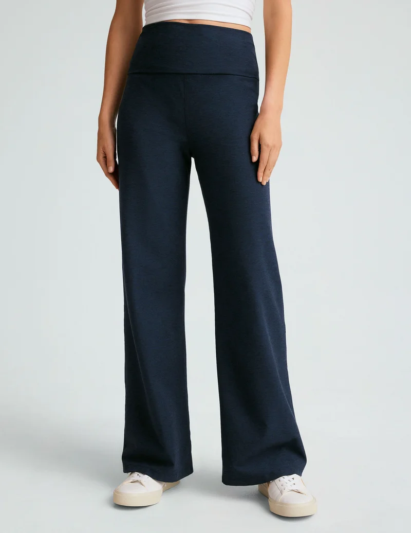 Image of Spacedye Foldover Wide Leg Pant