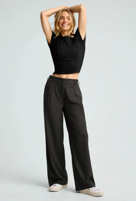Status Wide Leg Trousers