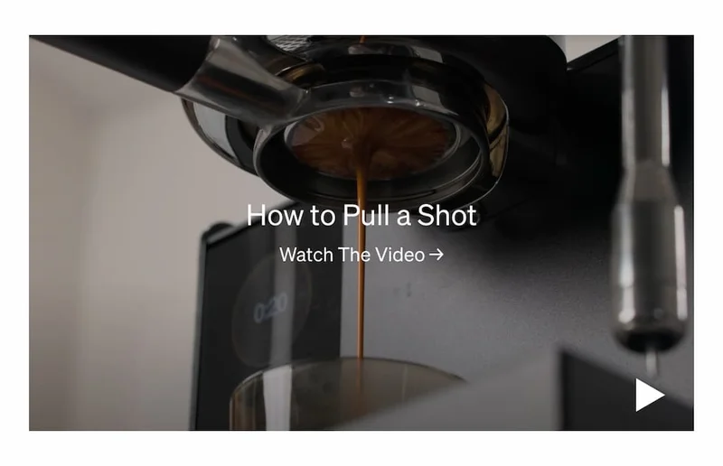 How to Pull a Shot. Watch the video.