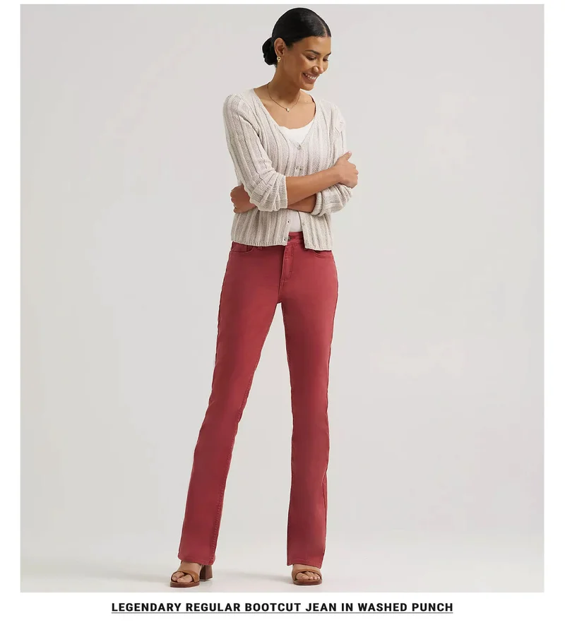 Legendary Regular Bootcut Jean In Washed Punch
