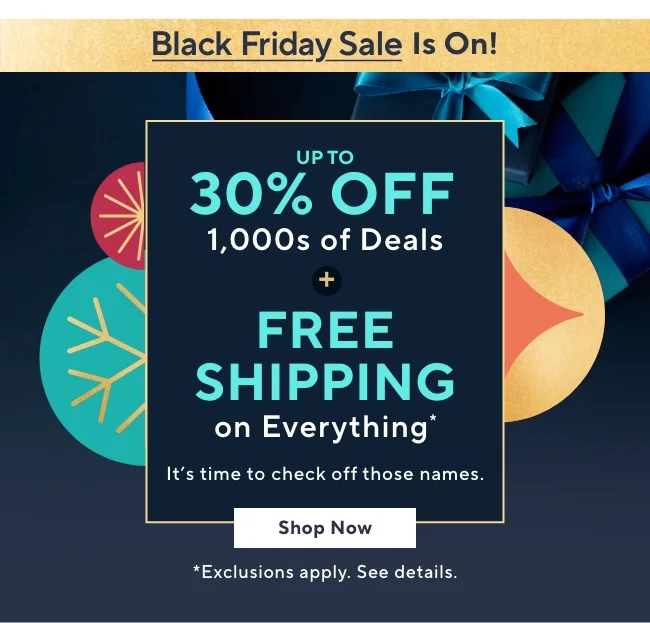 Black Friday Sale