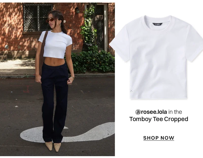 Tomboy Tee Cropped
