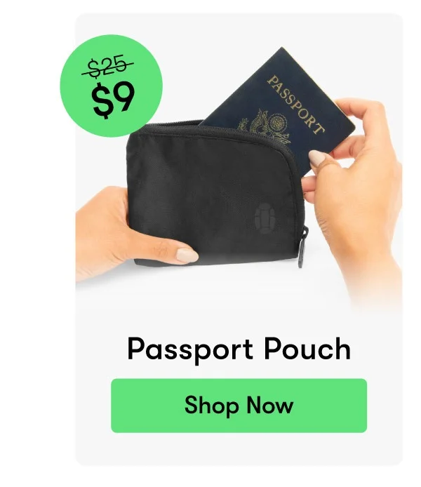 LAST CALL: Passport Pouches | Now $9