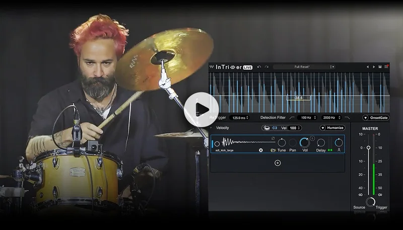 Bring Studio-Quality Drums to the Stage with InTrigger Live