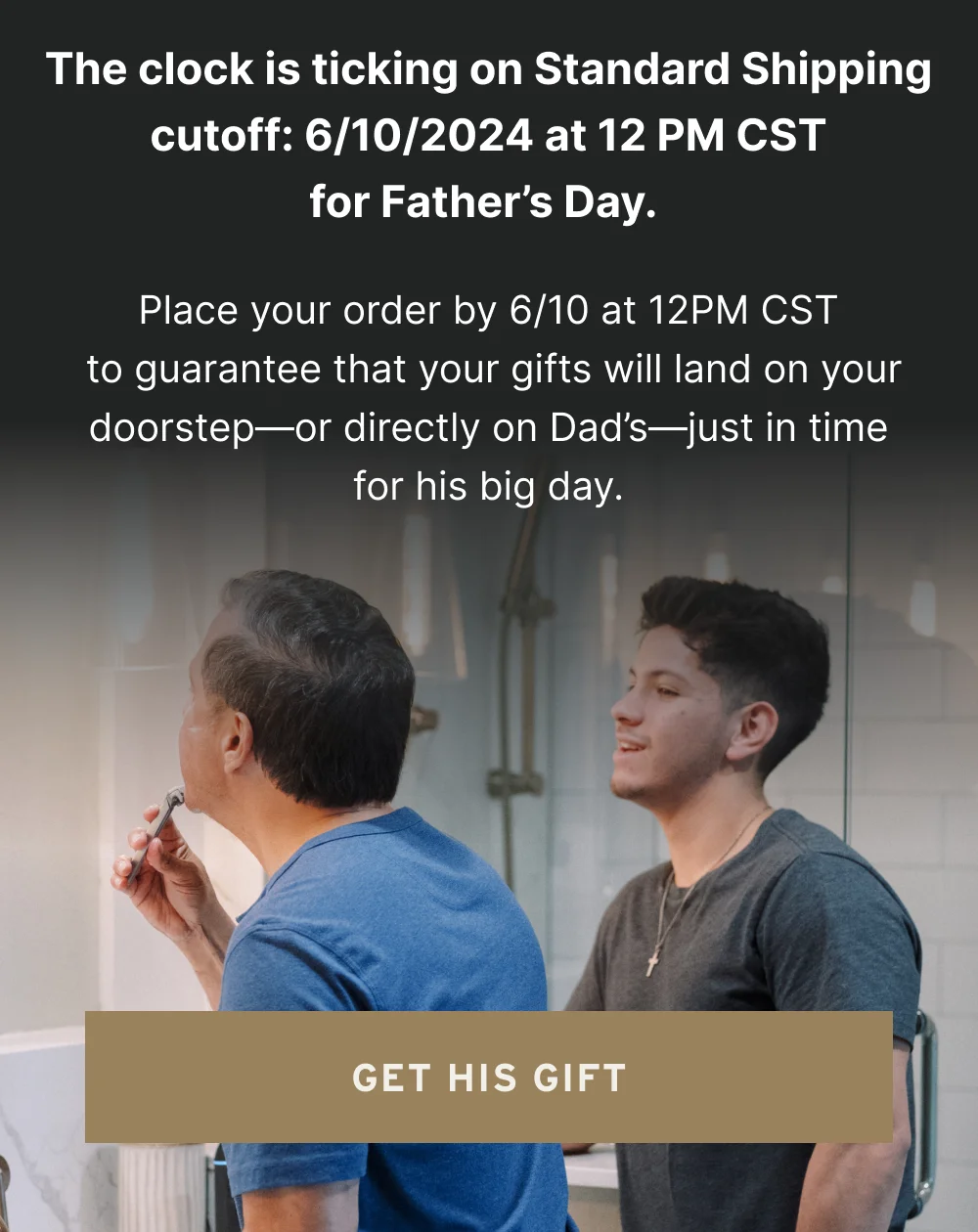 The clock is ticking on Standard Shipping