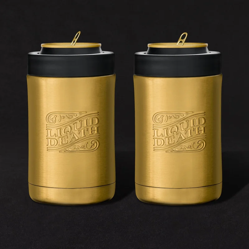 Image of Death Metal Steel Can Cooler Set