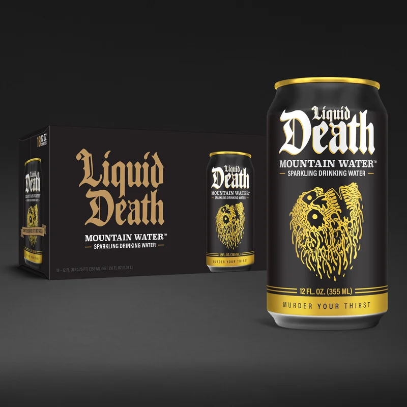 Liquid Death 12oz Mountain Water Sparkling