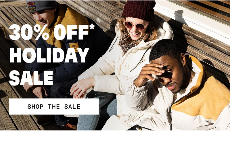 30% Off* Holiday Sale. Shop the Sale.